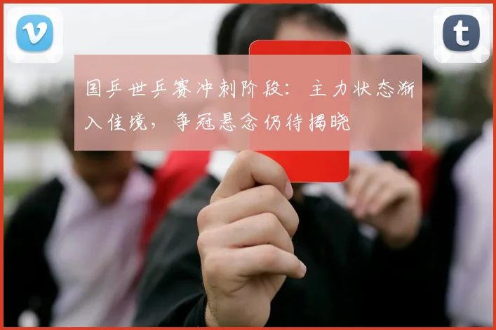 国乒世乒赛冲刺阶段：主力状态渐入佳境，争冠悬念仍待揭晓 - 搜狐体育推荐